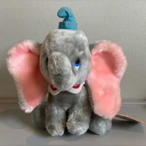 DISNEY DUMBO Plush Vintage with Original Tag‎ “Walt Disney’s Bean Bags”